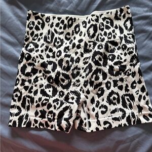 Leopard Print Women's Shorts
